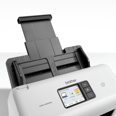 Brother ADS-3300W scanner ADF + Sheet-fed scaner 600 x 600 DPI A4 Black, White