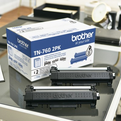 Brother TN-7602PK toner cartridge 2 pc(s) Original Black
