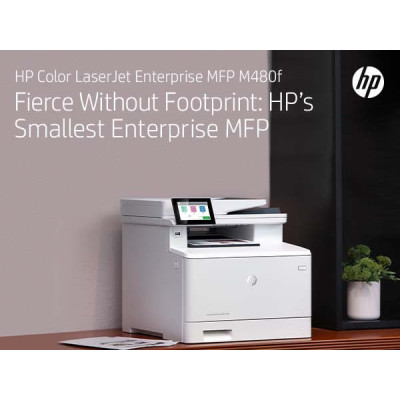 HP Color LaserJet Enterprise LaserJet Enterprise M480f Multifunction Color Printer, Ethernet Only Copier, Scanner